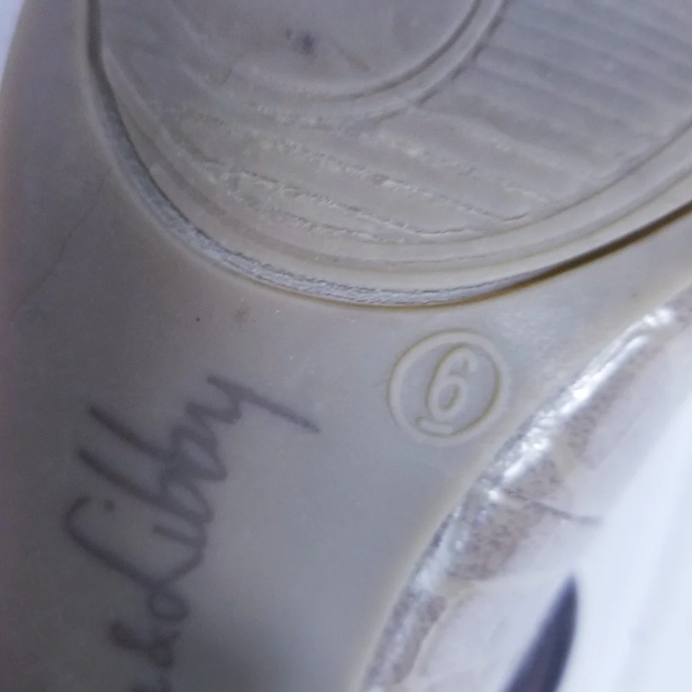 SAM & LIBBY TEXTURED HIGH HEEL TAN SHOE SIZE 6